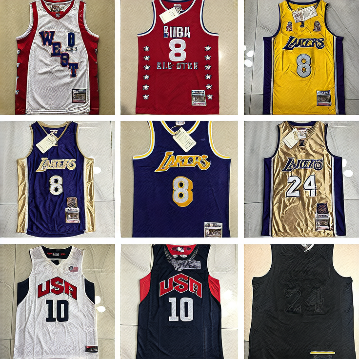 Retro basketball jerseys
